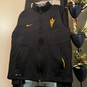 EUC ARIZONA STATE SUN DEVILS MENS FULL ZIP SZ MEDIUM!